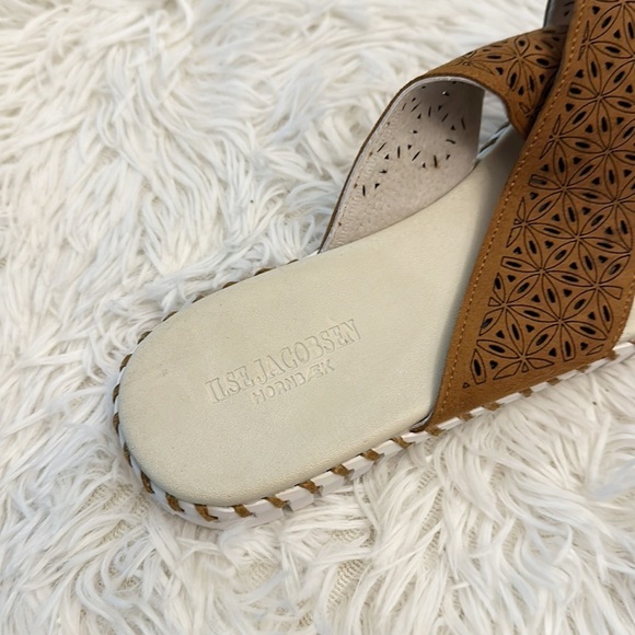 Ilse Jacobsen Criss Cross Luxury sandals slides women size EU 43, US 11 - Picture 5 of 6
